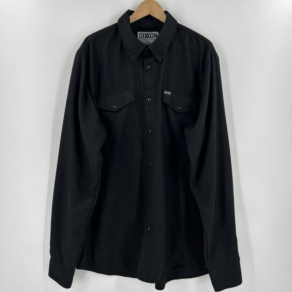 Dixxon Flannel Company The Outlaw 5th Anniversary Edition Size 2XL Black Snap